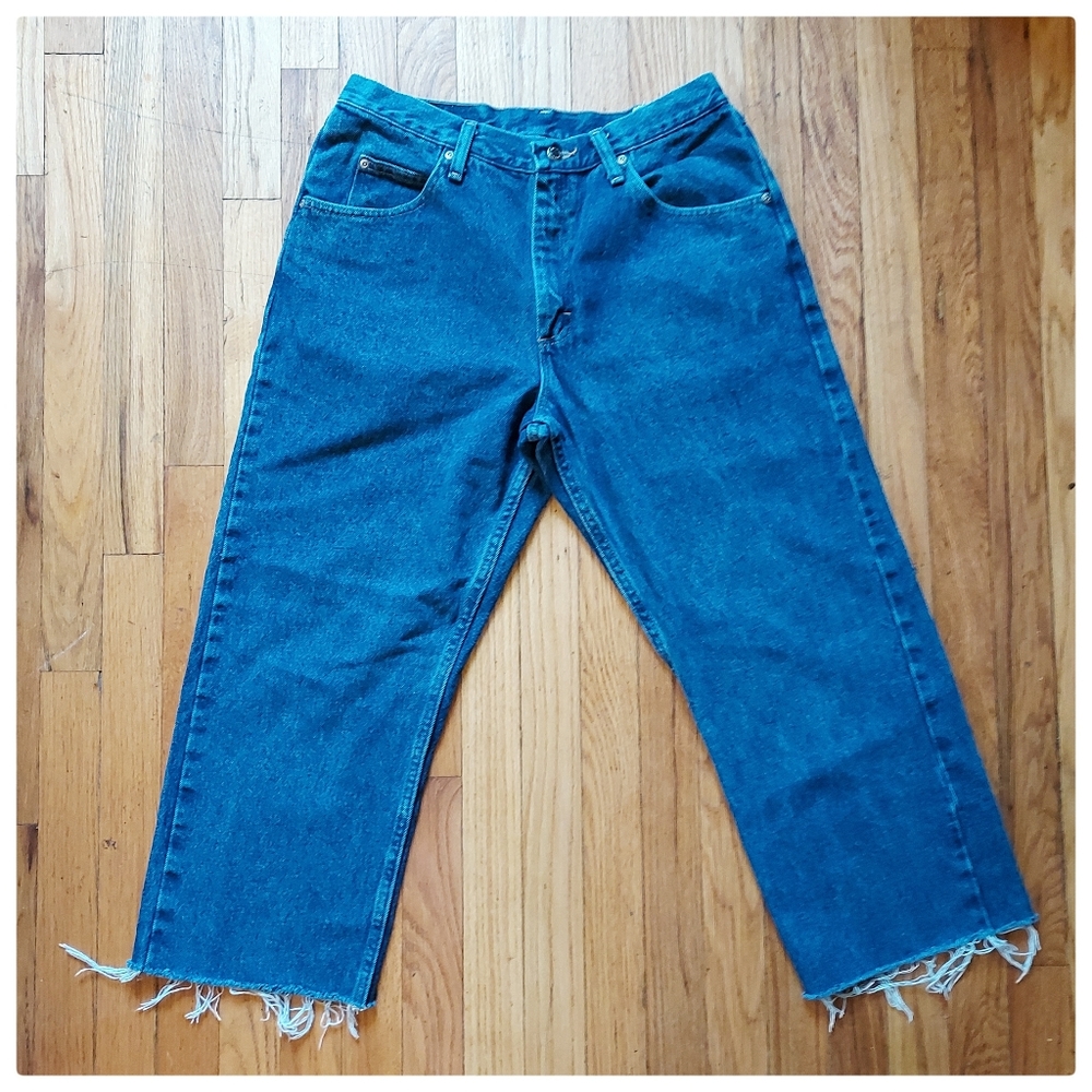 Wrangler Denim Crop Wide Leg Jeans